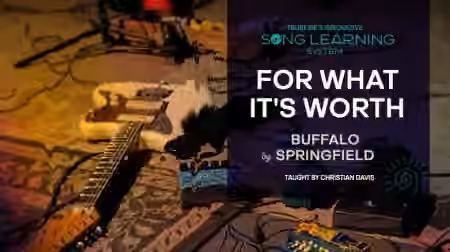 Truefire Christian Davis' Song Lesson: For What It's Worth [TUTORiAL] - Sample Pack Artwork