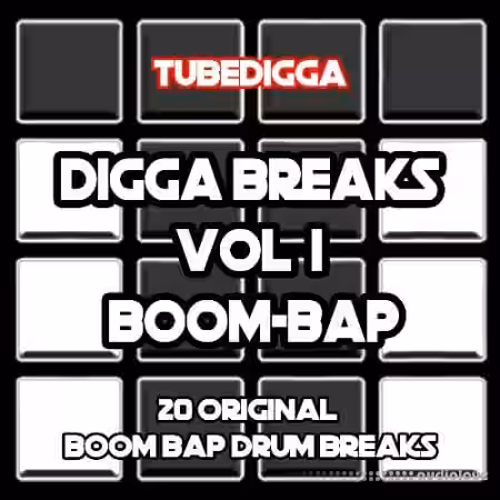 Tubedigga Digga Breaks Vol.1 BoomBap [WAV] - Sample Pack Artwork