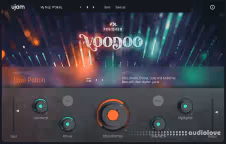 UJAM Finisher VOODOO v1.2.0 / v1.0.0 [WiN, MacOSX] - Sample Pack Artwork