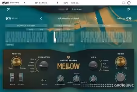 UJAM Virtual Bassist MELLOW v2.1.1 / v1.0.1 [WiN, MacOSX] - Sample Pack Artwork
