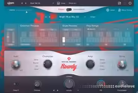 UJAM Virtual Bassist ROWDY v2.1.1 [WiN, MacOSX] - Sample Pack Artwork