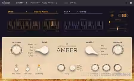 UJAM Virtual Guitarist AMBER v1.0.2 [MacOSX] - Sample Pack Artwork