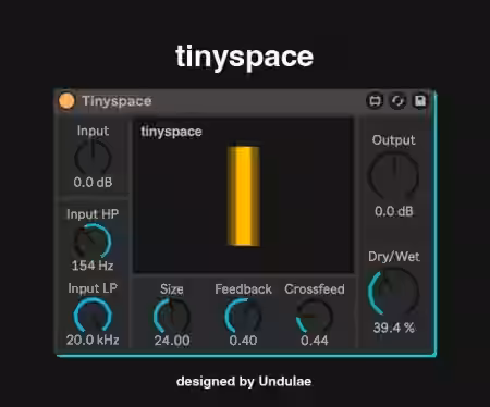 Undulae Music Tinyspace v1.1 [Max for Live] - Sample Pack Artwork