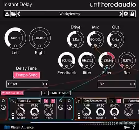 Unfiltered Audio Instant Delay v1.0.1 CE / v1.2.0 [WiN, MacOSX] - Sample Pack Artwork
