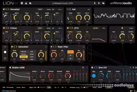 Unfiltered Audio LION v1.3.3 [WiN, MacOSX] - Sample Pack Artwork