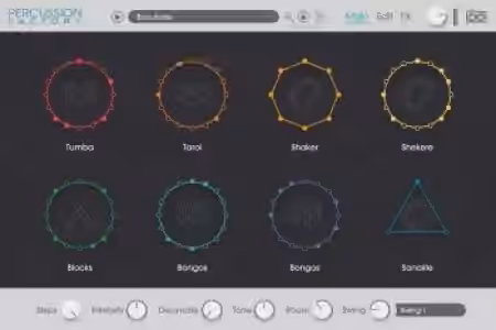 UVI Soundbank Percussion Factory v1.1.4 - Sample Pack Artwork