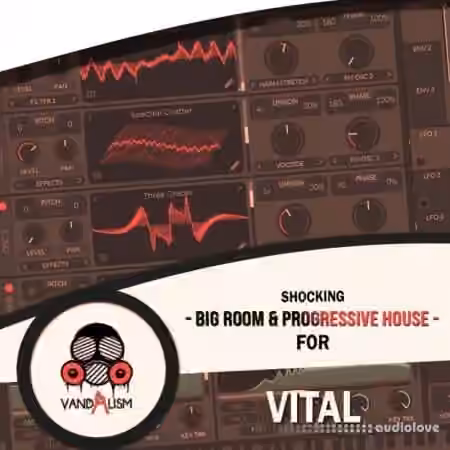Vandalism Shocking Big Room and Progressive House For Vital [MiDi, Synth Presets] - Sample Pack Artwork
