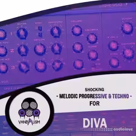 Vandalism Shocking Melodic Progressive and Techno For Diva [MiDi, Synth Presets]