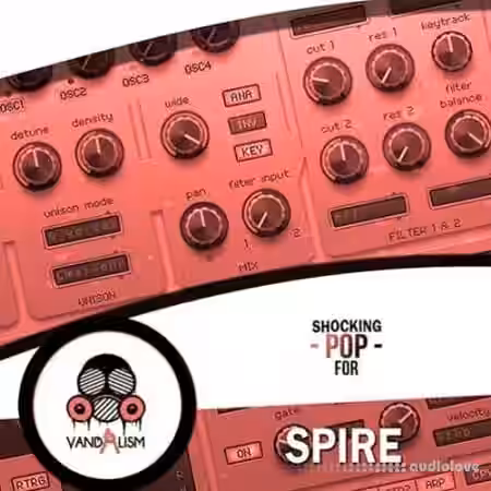 Vandalism Shocking Pop For Spire [Synth Presets] - Sample Pack Artwork