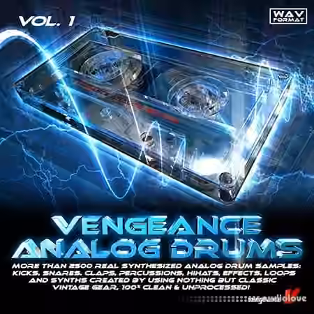 Vengeance Analog Drums Vol.1 [WAV] - Sample Pack Artwork