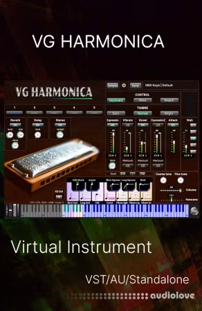 VGTrumpet VG Harmonica Virtual Instrument v1.2.4 [WiN, MacOSX]