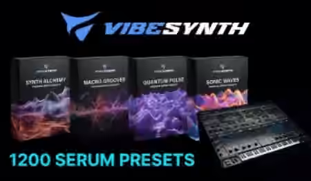 VibeSynth Serum Synergy 1200 + BONUS [MULTiFORMAT] - Sample Pack Artwork