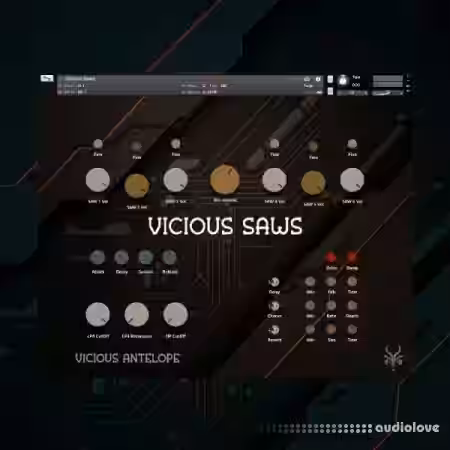 Vicious Antelope Vicious Saws [KONTAKT] - Sample Pack Artwork