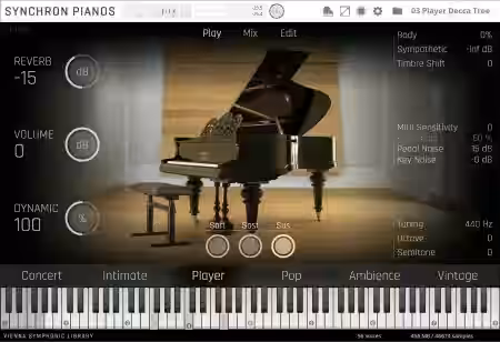 Vienna Symphonic Library Studio Bluthner 1895 Stereo for Synchron Pianos - Sample Pack Artwork