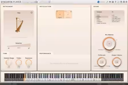 Vienna Symphonic Library Synchron Prime Harp v1.1 for Synchron Player - Sample Pack Artwork