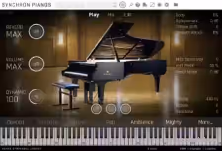 Vienna Symphonic Library Vienna Synchron Piano Player v1.3.1542 Incl Emulator [WiN] - Sample Pack Artwork