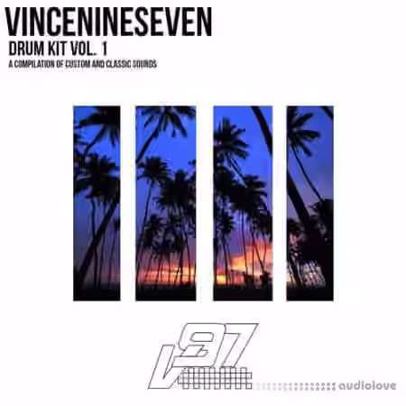 VinceNineSeven Drumkit Vol.1 [WAV] - Sample Pack Artwork