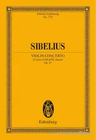 Violin Concerto D minor: Op. 47 - Sample Pack Artwork