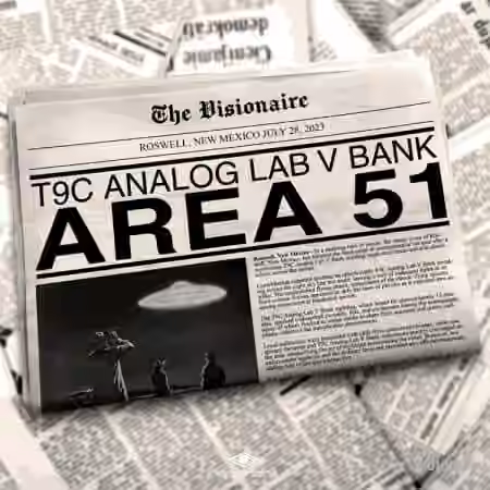 visionary T9C AREA 51 (Analog Lab V Bank) [Synth Presets] - Sample Pack Artwork