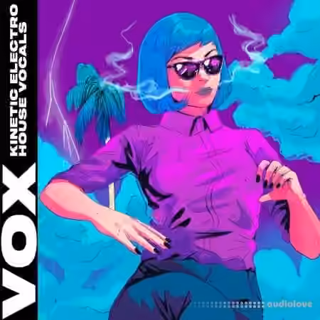 VOX Kinetic Electro House Vocals [WAV] - Sample Pack Artwork