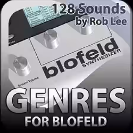 Waldorf Music Rob Lee Genres For Waldorf Blofeld [Synth Presets] - Sample Pack Artwork