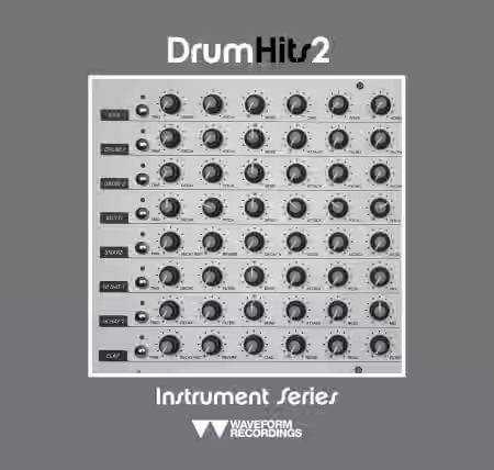 Waveform Recordings Drum Hits 2 [WAV] - Sample Pack Artwork