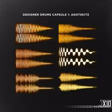 X10 DESIGNER DRUMS CAPSULE 1 AdotSkitz [WAV] - Sample Pack Artwork