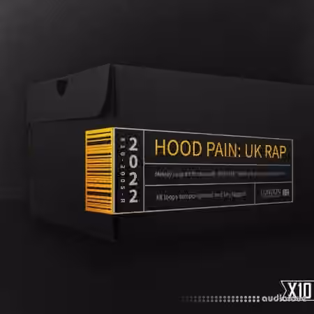 X10 Hood Pain: UK Rap Samples [WAV] - Sample Pack Artwork