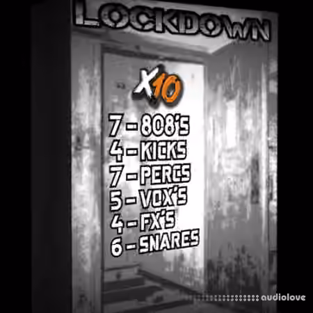 X10 Lockdown Drum Kit [WAV] - Sample Pack Artwork