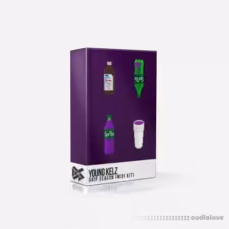 Young Kelz Drip Season Midi Kit [MiDi] - Sample Pack Artwork