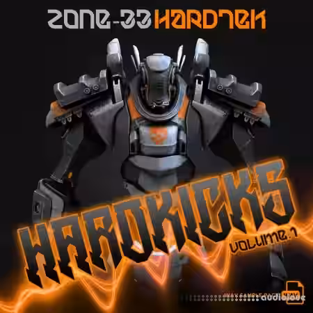 ZONE-33 Hardtek Frenchcore Zone33 Hardkicks Vol.1 Kick Sample Pack [WAV] - Sample Pack Artwork