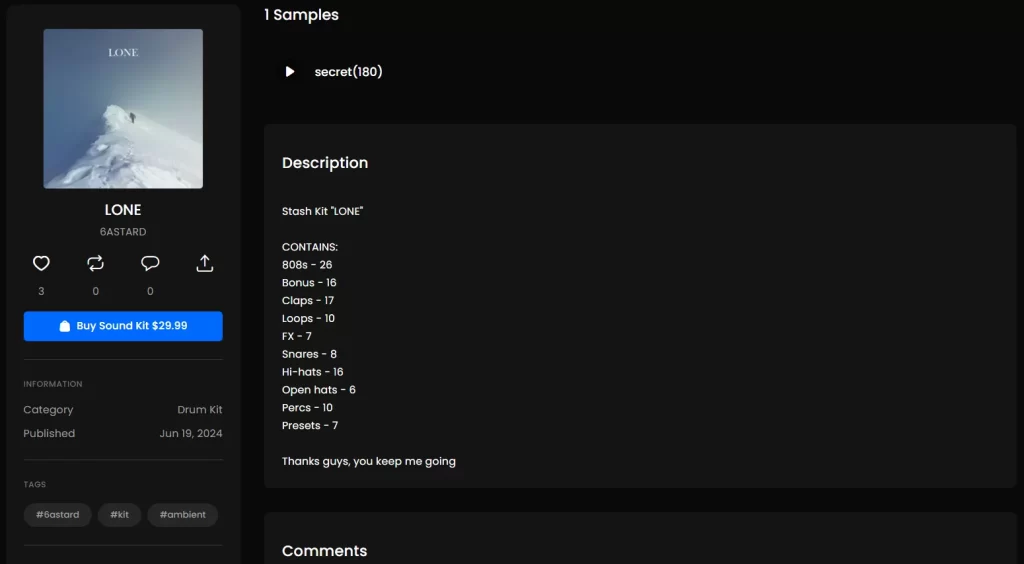 6astard Stash Kit LONE