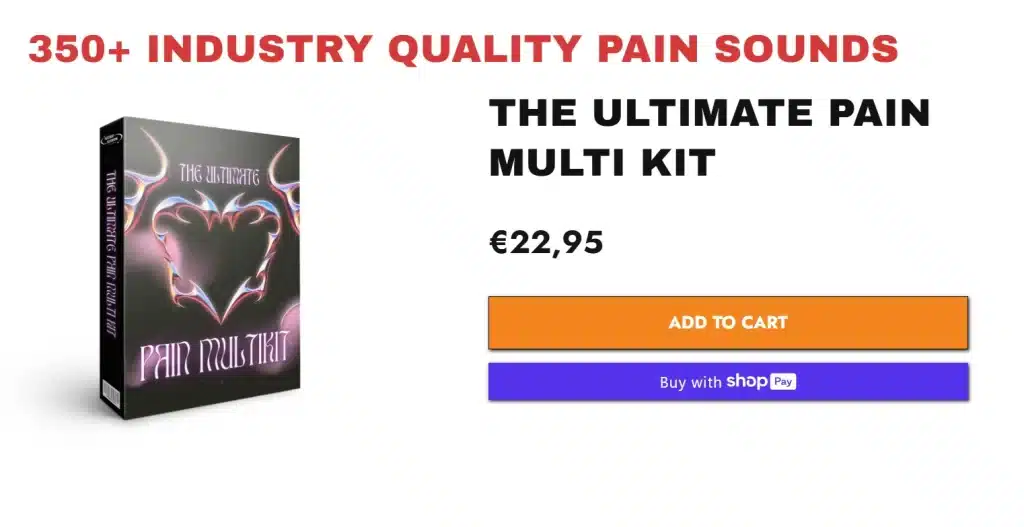 The Ultimate Pain Multi Kit Volume 1 – 350+ Industry Quality Sounds for Emotional Beats | Nitro Audios