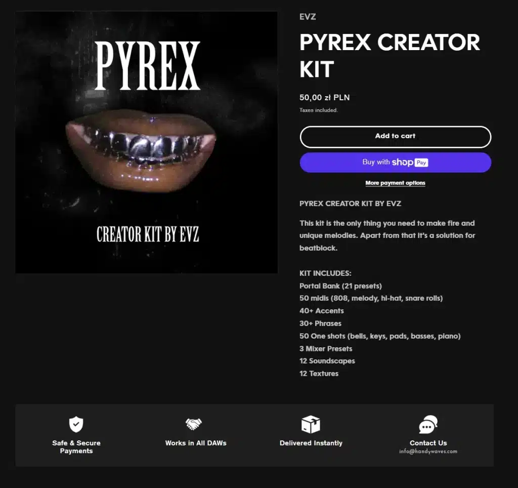 PRODBYEVZ | PYREX CREATOR KIT 1 EVZ PYREX CREATOR KIT