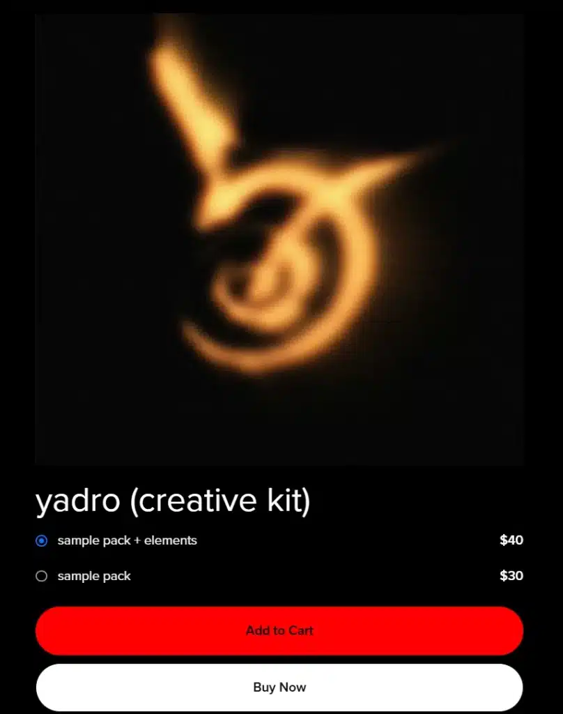 vagosrose | yadro sample pack + elements 1 yadro (creative kit)