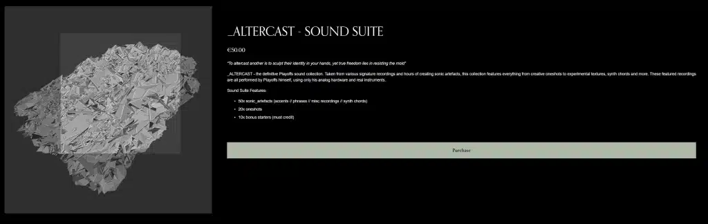playoffs | altercast sound suite 1 ALTERCAST Sound Suite – Analog One-Shots, Artifacts & Chords by Playoffs